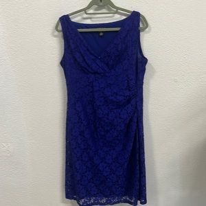 American Living Womens Floral Knitted Dress